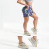 CADMUS High Waist Tummy Control Compression Shorts for Women Fitness Workout Running Shorts with Pockets, 23# Navy Pink, Pack of 1, 2XL view 4