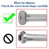 Hex Lock Male and Female Front Rear kids Scooter Parts M8 Screws for 2-3-4-Wheel Kick Scooters Axles Repair tools (45 * 8mm) view 4