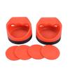 Gamesun Hockey Strikers Pushers,2 PCS 4inche Gamesun Red AiGamesun Hockey Strikers and 4 PCS 2.75inche Red Pucks Replacement foGamesun Game Tables Goalies Equipment Accessories view 1