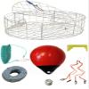 KUFA Sports 30"x12" Stainless Steel Crab Trap & Accessories Combo (CT120+CA30Q7+ZIN) view 1
