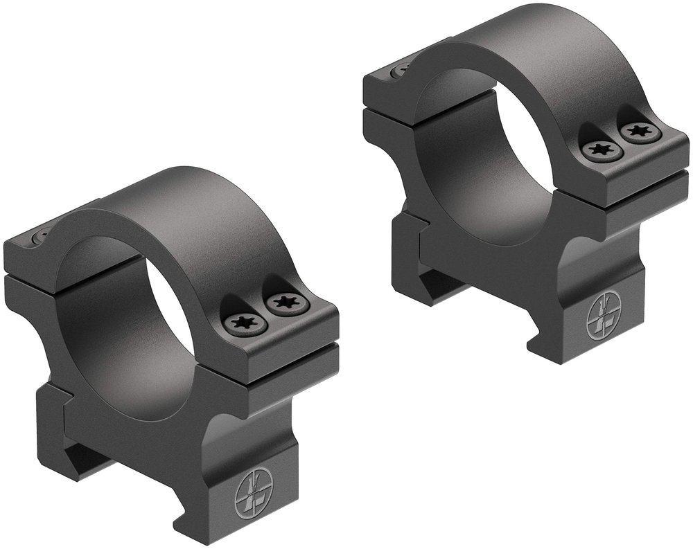 Leupold Open Range Cross-Slot Rings 1", 1" Low with a Matte Finish