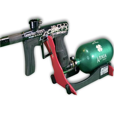 Guru Gun Stands Micro Paintball Gun Stand (Red)