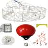 KUFA Sports 30"x12" Stainless Steel Crab Trap & Accessories Combo (CT120+CA30ME+ZIN) view 1