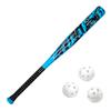 Ortiz34 Bat & Ball Set - Graffiti Plastic Bat & Ball Homerun Set- David Ortiz Backyard Baseball Set for Youth, Kids, Teenagers, Adults (Bat & Ball Set, Blue) view 1