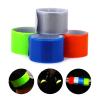 BARMI Running Fishing Warning Safety Cycling Reflective Strip Bike Pants Leg Strap,Perfect Bike Accessories Silver view 2