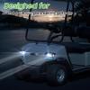 10L0L 2023 New Upgraded Golf Cart Light Kit for Yamaha G14 G16 G19 G22, Headlight Taillight W/Turn Signal Switch, Horn, Low High Beam, Blinker & Brake Light, Daytime Running Lamp view 3