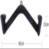 qiuqiu Pull-Down Cable Handle, Fitness Training aids on The Cable, Ideal for Workouts on The Cable, loadable up to 200 kg, 49cm view 3