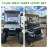 10L0L Golf Cart Headlight Kit for EZGO TXT 1996-2013 (12V-48V) - Complete Lighting Set with Tail Lights, Turn Signals and Daytime Safety Mode view 4