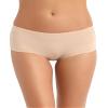 LIQQY Women's 4 Pack Combed Cotton Breathable High Rise Lace Full Coverage Brief Panty Underwear (Large, Black/Nude) view 2