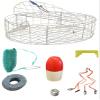 KUFA Sports 30"x12" Stainless Steel Crab Trap & Accessories Combo (CT120+CAL37+ZIN) view 1