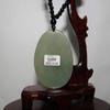 2.1" China Certified Nature Hetian Nephrite Jade Blessing Kwan-yin and Elephant Hand Carved Necklace Pendant 0075 view 4