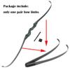 AMEYXGS 25-65 Lbs Takedown Recurve Bow Limbs Replacement Bow Limbs Only (30 Lbs, Right Hand) view 3