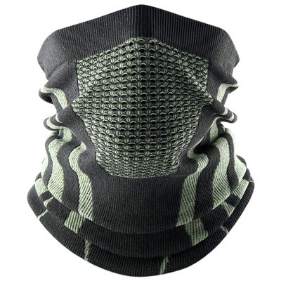WTACTFUL Winter Neck Gaiter Neck Warmer Half Face Ski Mask Cover Shield for Cold Weather Windproof Tube Bandana Balaclava for Running Skiing Hunting Snowboarding Cycling Motorcycle Riding Green