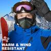 WTACTFUL Winter Neck Gaiter Neck Warmer Half Face Ski Mask Cover Shield for Cold Weather Windproof Tube Bandana Balaclava for Running Skiing Hunting Snowboarding Cycling Motorcycle Riding Green view 4