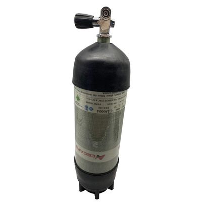 Acecare Carbon Fiber Cylinder HPA Paintball Tank Air System 550Cu.in./9L DOT Approved 4500Psi with Valve & Cover for PCP Airgun