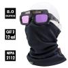 Fullsheild FR Face Mask 12CAL Flame Resistant Full Cover Neck Gaiter Snood for Tactical Motorcycling Welding Hunting Army Military Working Black One size view 2