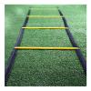 Speed Agility Ladder, Training Ladder Snap Link Fixed Spacing, Flexible and Durable Easy to Carry Speed Basketball Football Fitness Foot Training XXIOJUN (Color : Yellow, Size : 6/2.5m) view 1