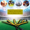Speed Agility Ladder, Training Ladder Snap Link Fixed Spacing, Flexible and Durable Easy to Carry Speed Basketball Football Fitness Foot Training XXIOJUN (Color : Yellow, Size : 6/2.5m) view 3