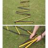 Speed Agility Ladder, Training Ladder Snap Link Fixed Spacing, Flexible and Durable Easy to Carry Speed Basketball Football Fitness Foot Training XXIOJUN (Color : Yellow, Size : 6/2.5m) view 4