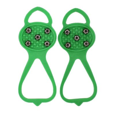 VALINK Universal Non-Slip Gripper Spikes Anti-Slip Over Shoe Durable Cleats with Good Elasticity Easy to Pull On or Take Off