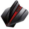 RED DRAGON Hardcore Radical Red Flash Dart Flights - 4 Sets Per Pack (12 Dart Flights in Total) view 3