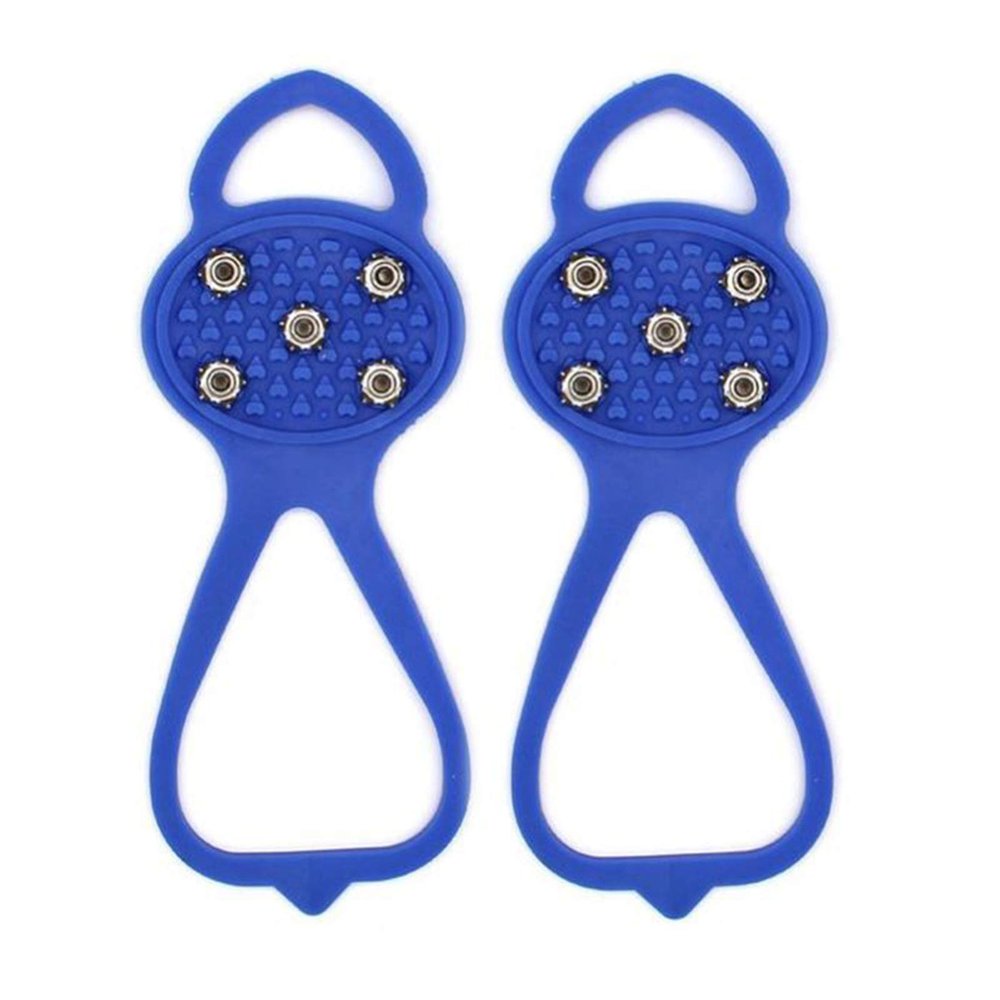 VALINK Universal Non-Slip Gripper Spikes Anti-Slip Over Shoe Durable Cleats with Good Elasticity Easy to Pull On or Take Off