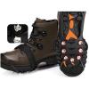 VALINK Universal Non-Slip Gripper Spikes Anti-Slip Over Shoe Durable Cleats with Good Elasticity Easy to Pull On or Take Off view 2