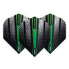 RED DRAGON Hardcore Radical Green Flash Dart Flights - 4 Sets Per Pack (12 Dart Flights in Total) view 2