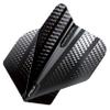 RED DRAGON Hardcore Radical Black Flash Dart Flights - 4 Sets Per Pack (12 Dart Flights in Total) view 3