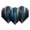 RED DRAGON Hardcore Radical Blue Flash Dart Flights - 4 Sets Per Pack (12 Dart Flights in Total) view 2