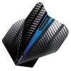 RED DRAGON Hardcore Radical Blue Flash Dart Flights - 4 Sets Per Pack (12 Dart Flights in Total) view 3
