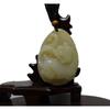 2" China Certified Nature Yellow Dragon Jade Auspicious Tiger Hand Carved Necklace Pendants 2369 view 1