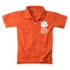 Wes and Willy Youth Boys/Girls Clemson Short Sleeve Polo Cloudy Yarn Large view 1