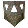 Primos Hunting DoubleBull 2-Panel Stakeout Blind with 3 Shoot Through Ports in Mossy Oak Greenleaf Camo view 1