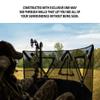 Primos Hunting DoubleBull 2-Panel Stakeout Blind with 3 Shoot Through Ports in Mossy Oak Greenleaf Camo view 2