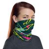Marble Effect Wave Smoke Brush Artist Breathable Washable Neck Gaiter view 3