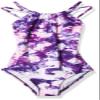 Kanu Surf Girls, Jasmine Beach Sport Halter One Piece Swimsuit, Seafoam Purple, 10 view 1