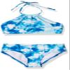 Kanu Surf Girls, Mahina UPF 50+ Beach Sport Halter Bikini 2-Piece Swimsuit, Seafoam Blue, 5 view 1