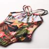 Kanu Surf Girls, Jasmine Beach Sport Halter One Piece Swimsuit, Coral Reef Black, 12 view 2