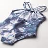 Kanu Surf Girls, Jasmine Beach Sport Halter One Piece Swimsuit, Seafoam Denim, 14 view 2