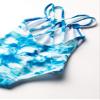 Kanu Surf Girls, Jasmine Beach Sport Halter One Piece Swimsuit, Seafoam Blue, 3T view 2