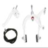 Alta Bicycle Alloy Classic MX Style Brake Set, Multiple Colors. (White, Front) view 1
