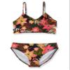 Kanu Surf Girls, Coral Reef Beach Sport Wrap Around Bikini 2-Piece Swimsuit, Coral Reef Black, 8 view 1