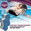 Kemp USA Solid Pull Buoy & Swim Float for Strength Training, Supports Legs & HIPS, Durable EVA Foam (Pack of 2) view 4