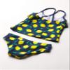 Kanu Surf girls Charlotte Flounce Tankini Beach Sport 2-piece Two Piece Swimsuit, Lemonade Navy, 8 US view 2
