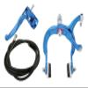 Alta Bicycle Alloy Classic MX Style Brake Set, Multiple Colors. (Blue, Rear) view 1
