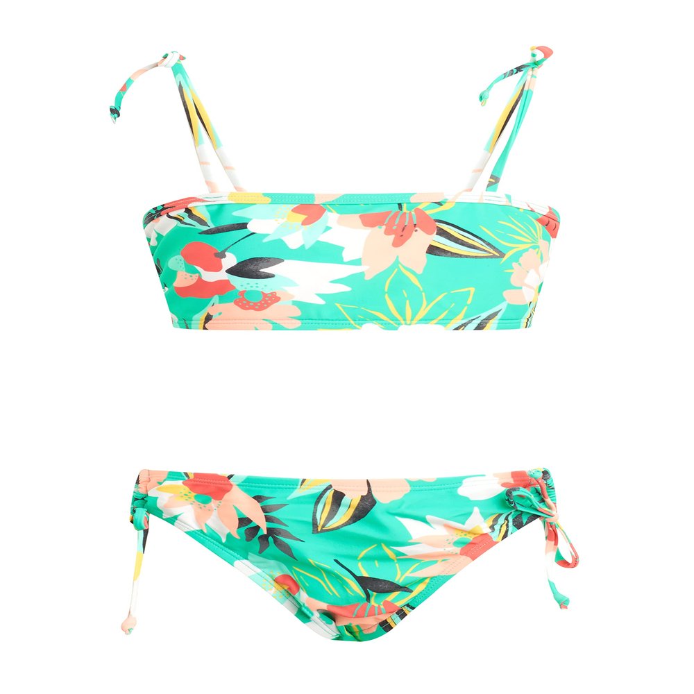 Tropical Dance Bandeau Bikini