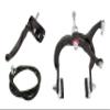 Alta Bicycle Alloy Classic MX Style Brake Set, Multiple Colors. (Black, Front) view 1