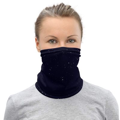 Galaxy Design More Stars Breathable Washable Neck Gaiter