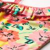 Kanu Surf Girls' Morgan Floral Ruffle 1-Shoulder 1-Piece Swimsuit, Flower Power Yellow, 6X view 3